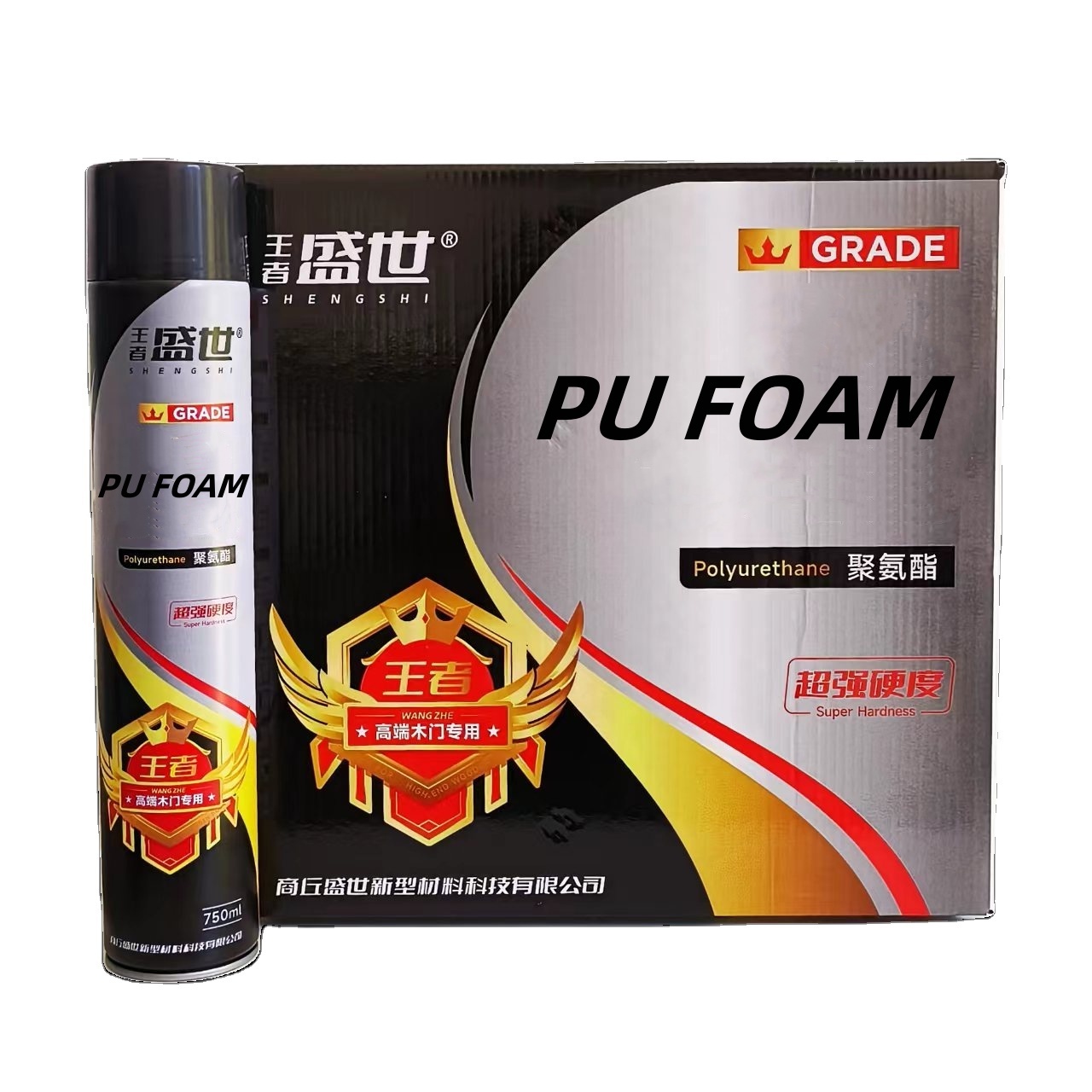 OUGE one part 750ml fire proof polyurethane pu foam moulding glue