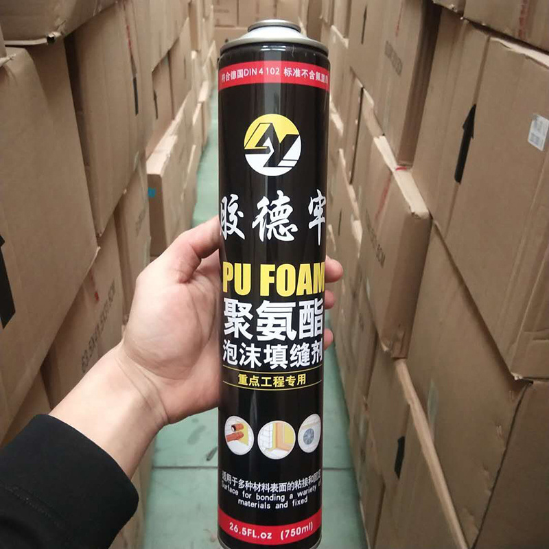 Best-selling 750ml High Density Expanded Polyurethane Foam Spray For Bonding Door/windows Weatherproof Sealant