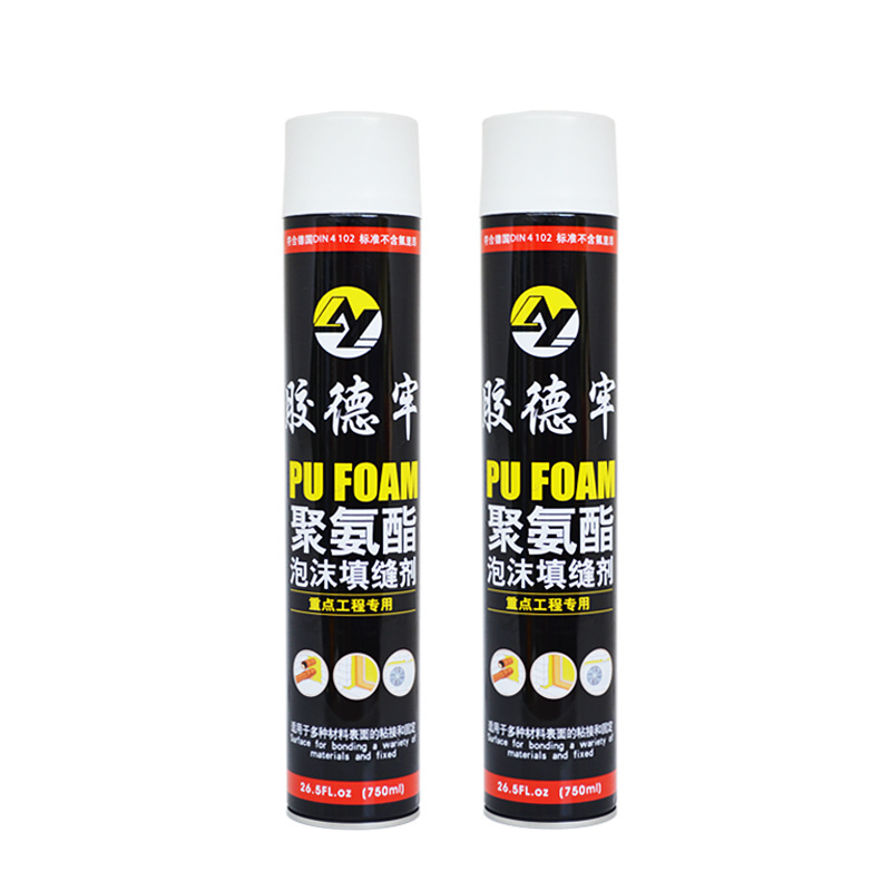 White expanding Waterproof foam sealant Wall crack filler