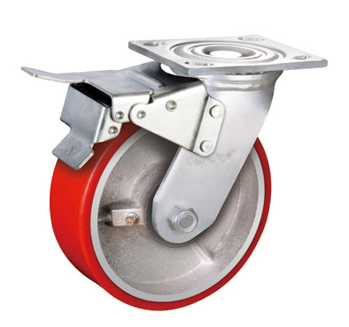 3/4/5/6/8/12 Inch Heavy Duty PU Caster wheel 500 kg/1000 kg/3000 kg