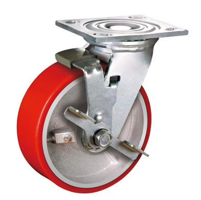 3/4/5/6/8/12 Inch Heavy Duty PU Caster wheel 500 kg/1000 kg/3000 kg