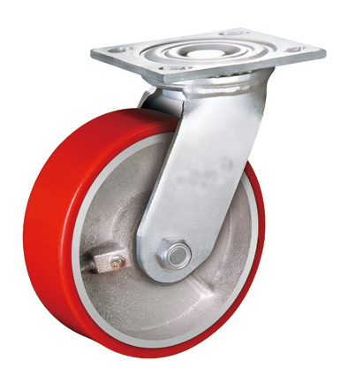 3/4/5/6/8/12 Inch Heavy Duty PU Caster wheel 500 kg/1000 kg/3000 kg