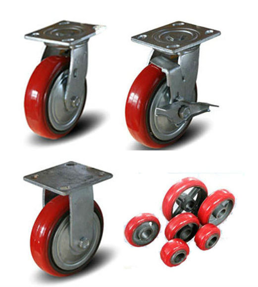 3-8 inch PU caster wheel (MH2000)  heavy duty 350kg