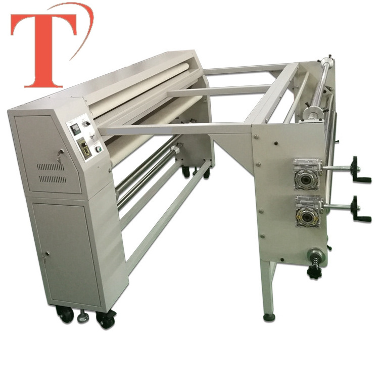 Hot sale 1.6/1.8 m automatic roll to roll heat press printing machine sublimation roller press machine