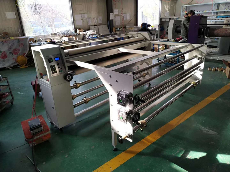 Hot sale 1.6/1.8 m automatic roll to roll heat press printing machine sublimation roller press machine