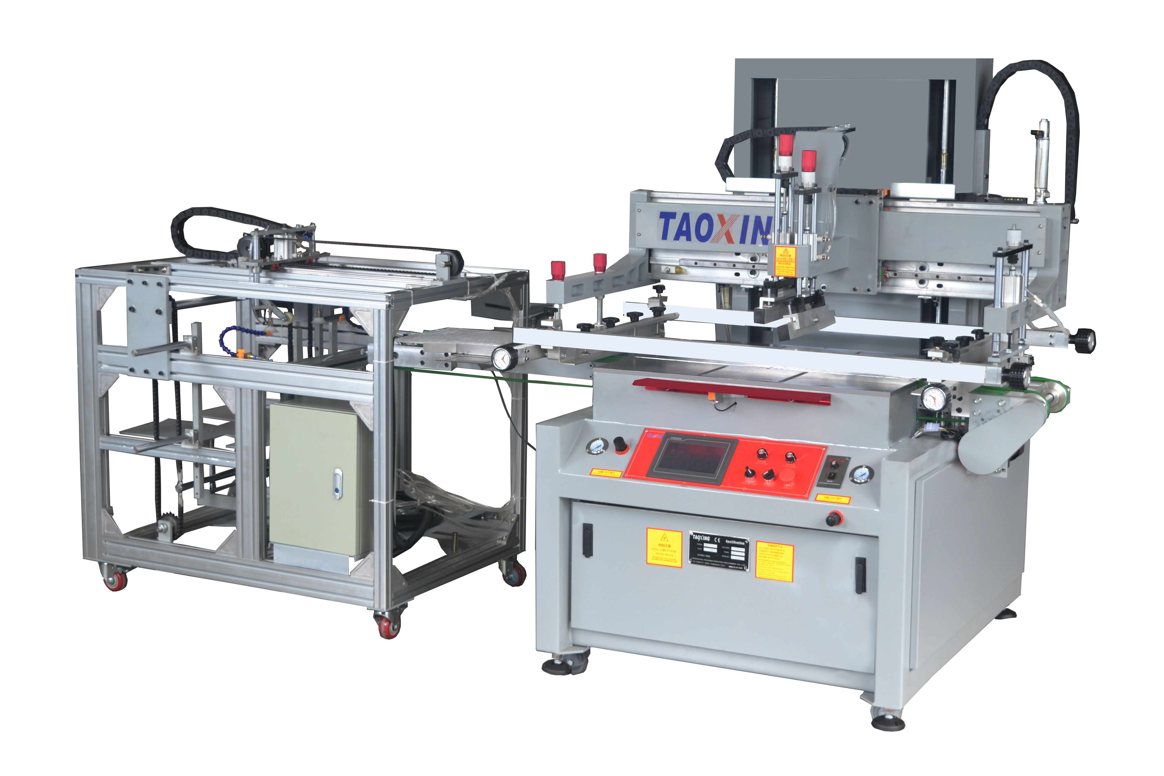 Full Automatic PVC Sheet Silk Screen Printing Machine With Auto Feeding