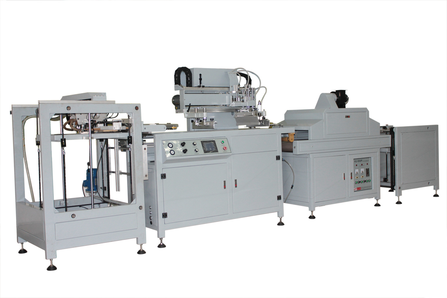 Full Automatic PVC Sheet Silk Screen Printing Machine With Auto Feeding