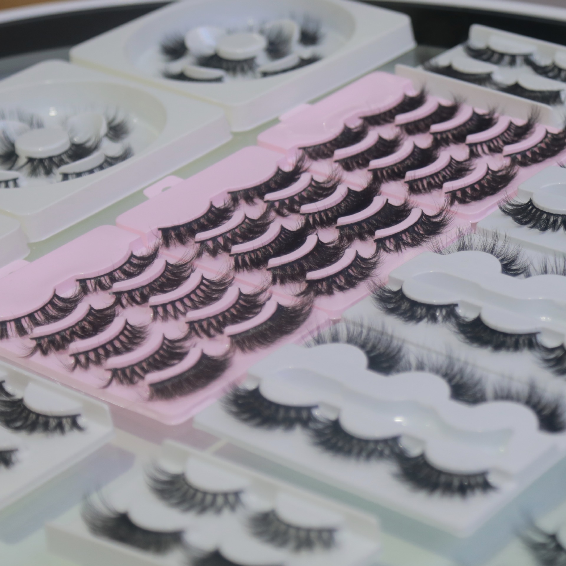 pinto best seller Bulk Wholesale 3d faux Mink Lashes Natural Fluffy False Eyelashes Makeup False Lash