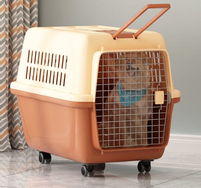 New Outdoor Pet Carrier For Cat Dog Puppy Rabbit Airline Transport Box Carrier Travel Box Basket Flight Cage