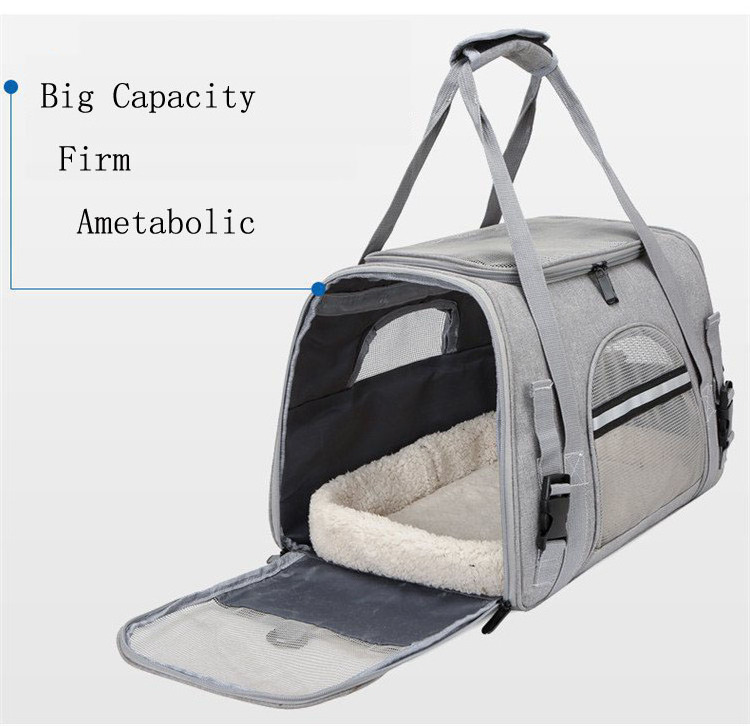 Medium Puppy and Cats Dog Cat Bag Airline Approved Soft Sided Portable Travel Pet Car Seat Safe Carrier