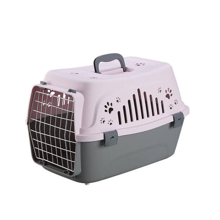 Portable Cat Kennel Pet Carrier Airline Transport Portable Pet Basket Cage Plastic Pet Carrier Portable Space Capsule