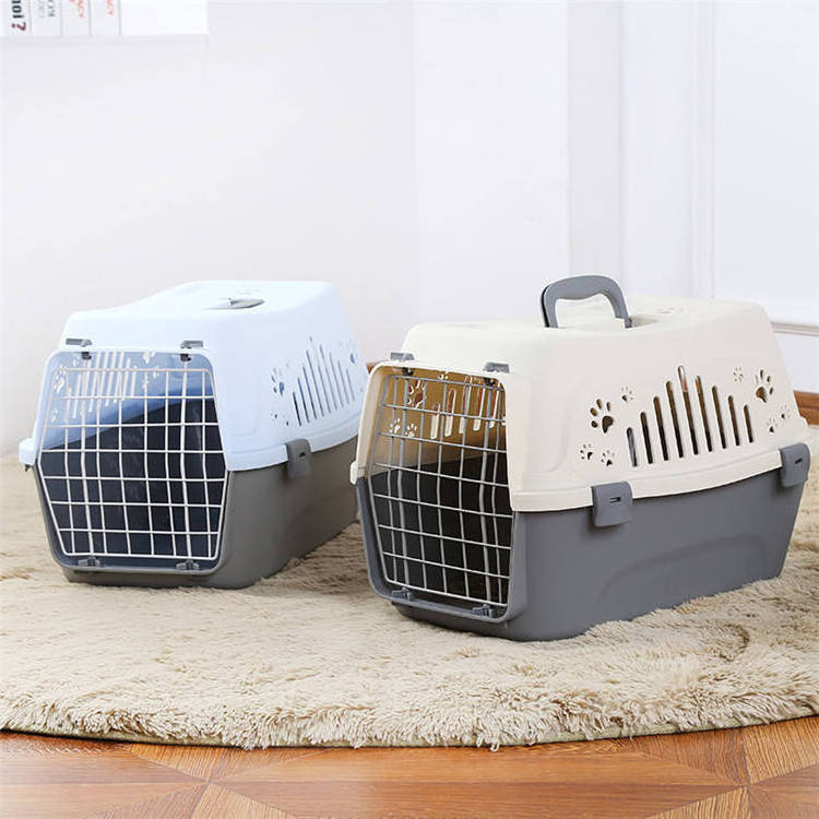 Portable Cat Kennel Pet Carrier Airline Transport Portable Pet Basket Cage Plastic Pet Carrier Portable Space Capsule