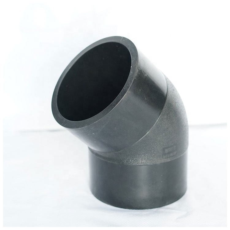 Wholesale Factory Supply hdpe pipe fitting butt tube fitting tee elbow reducer 20-1000mm with low price