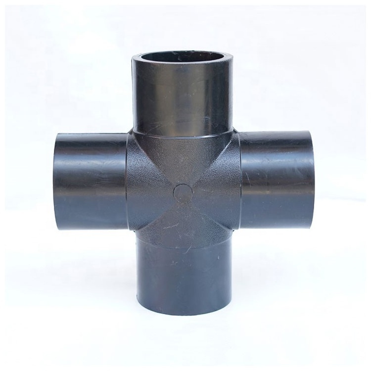 Wholesale Factory Supply hdpe pipe fitting butt tube fitting tee elbow reducer 20-1000mm with low price