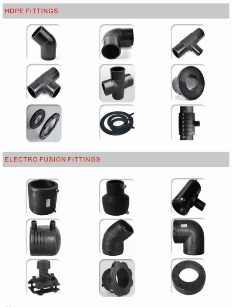 SDR11 SDR13.6 SDR17 High pressure HDPE PP Compression Fittings for PE Irrigation Pipes Fittings