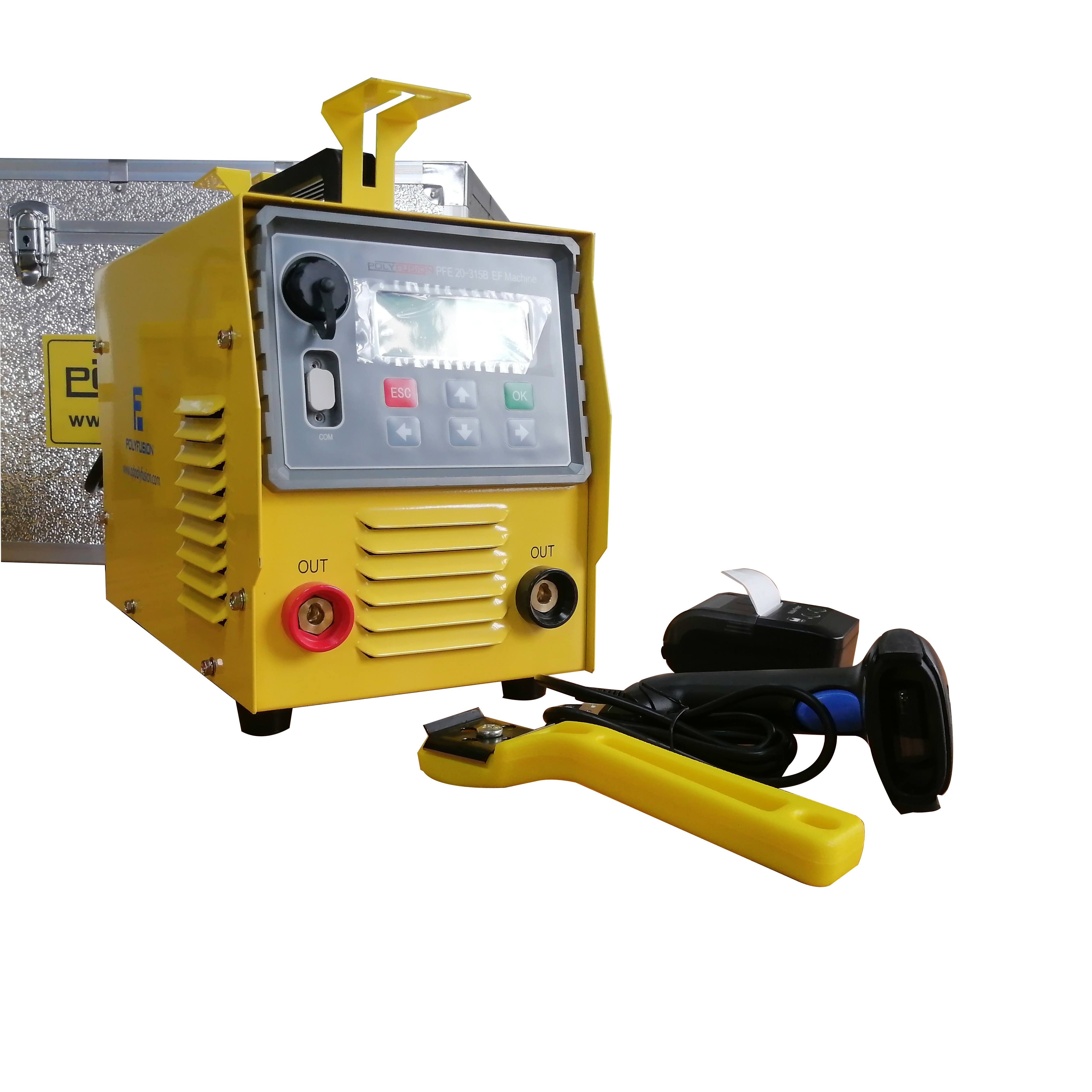 PFE20-315B hdpe electrofusion machine price ppr PE pipe jointing electric welding machine for Electrofusion fittings welding