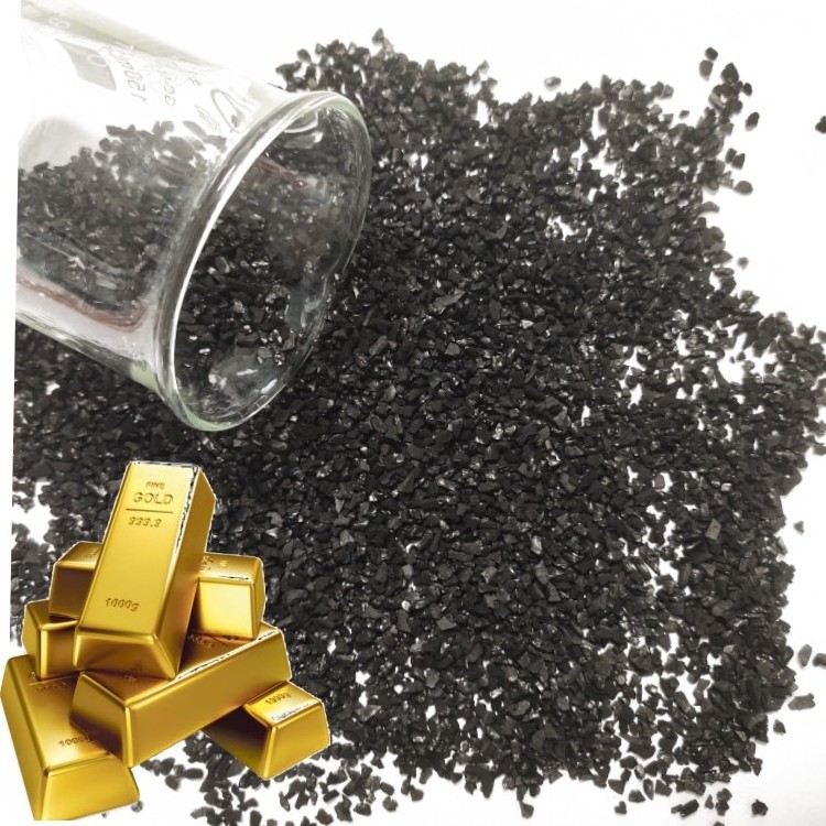 6x12 Mesh Coconut Shell Charcoal  Activated Carbon Granular For Gold Recovery Mining In Venezuela