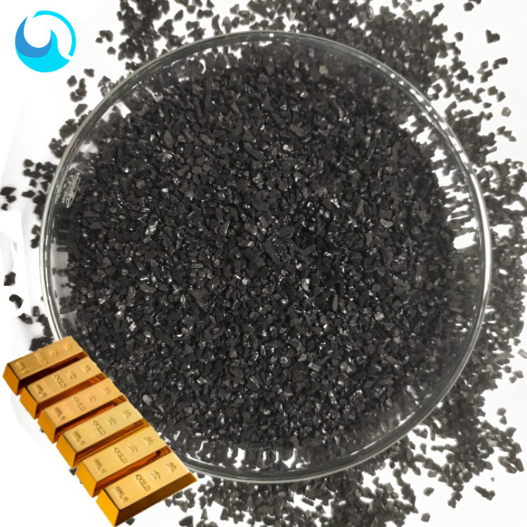 6x12 Mesh Coconut Shell Charcoal  Activated Carbon Granular For Gold Recovery Mining In Venezuela