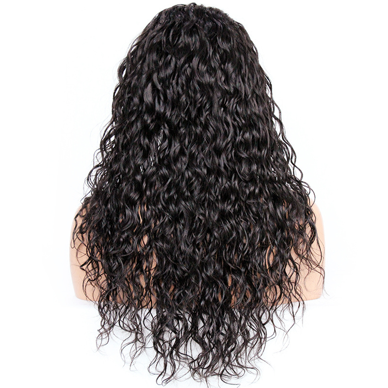 Premier Cuticle Aligned Virgin Hair Natural Color Human Hair Hd Full Lace Wigs Curly Glueless Wigs For Beautiful Women