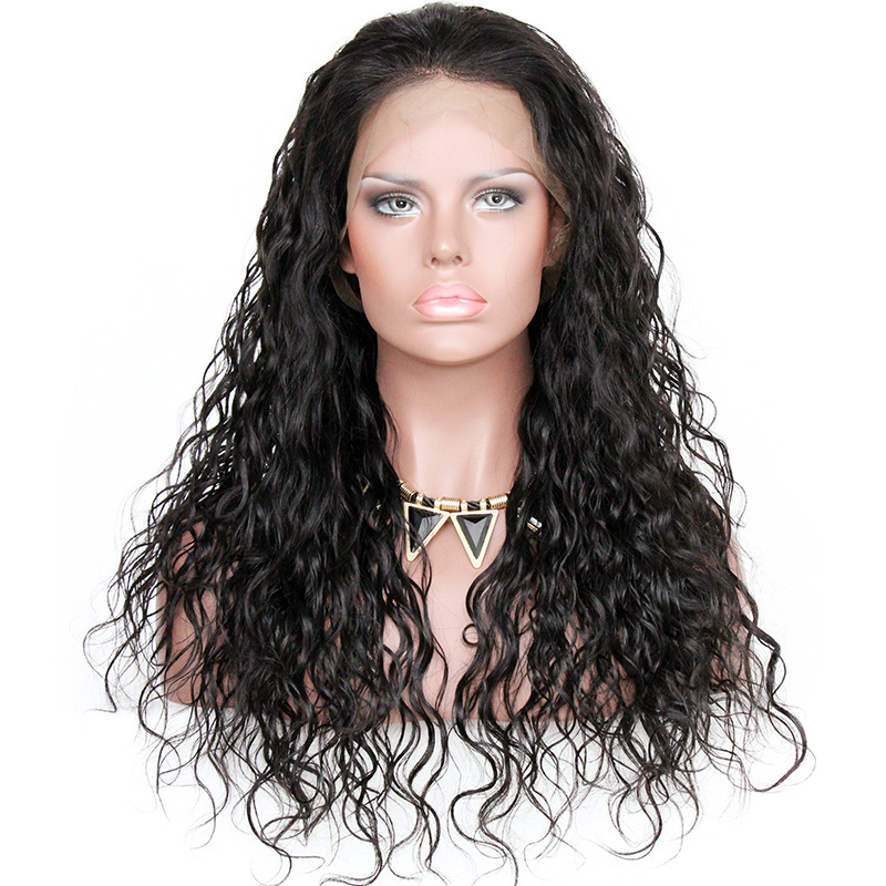 Premier Cuticle Aligned Virgin Hair Natural Color Human Hair Hd Full Lace Wigs Curly Glueless Wigs For Beautiful Women