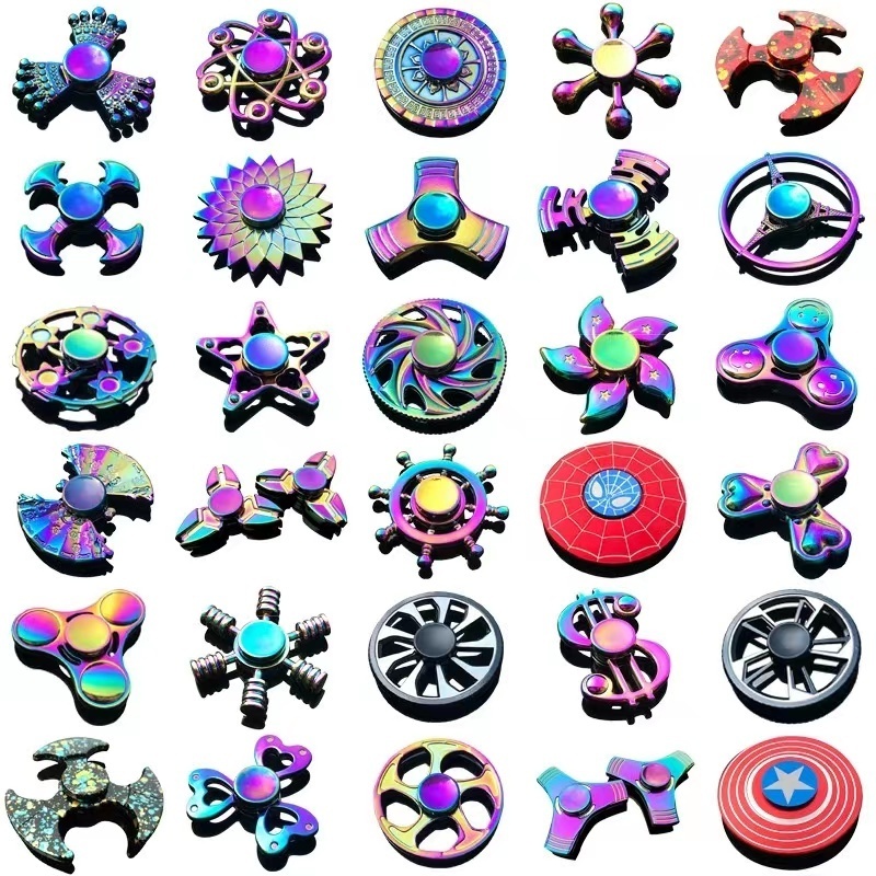 PT Wholesale Fidget Spinner Metal Alloy Stress Relief Hand Desk Cool Fidget Spinner Wheel Metal Fidget Spinner For Kid Adult