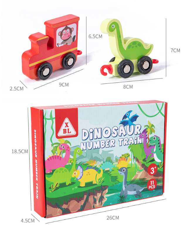 PT OEM&ODM Wooden Educational Toys Children'S Wooden Train Toy Number Train Sets Wooden Train Set Number