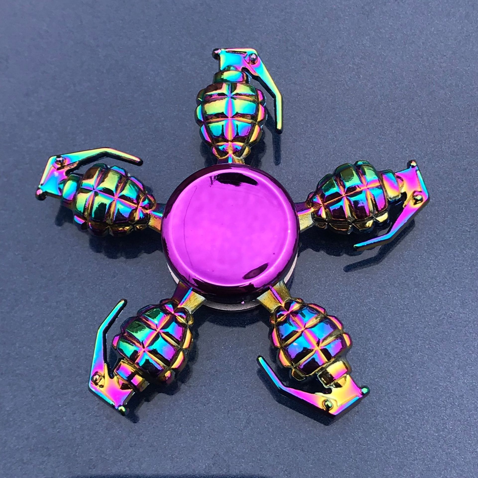 PT Wholesale Fidget Spinner Metal Alloy Stress Relief Hand Desk Cool Fidget Spinner Wheel Metal Fidget Spinner For Kid Adult