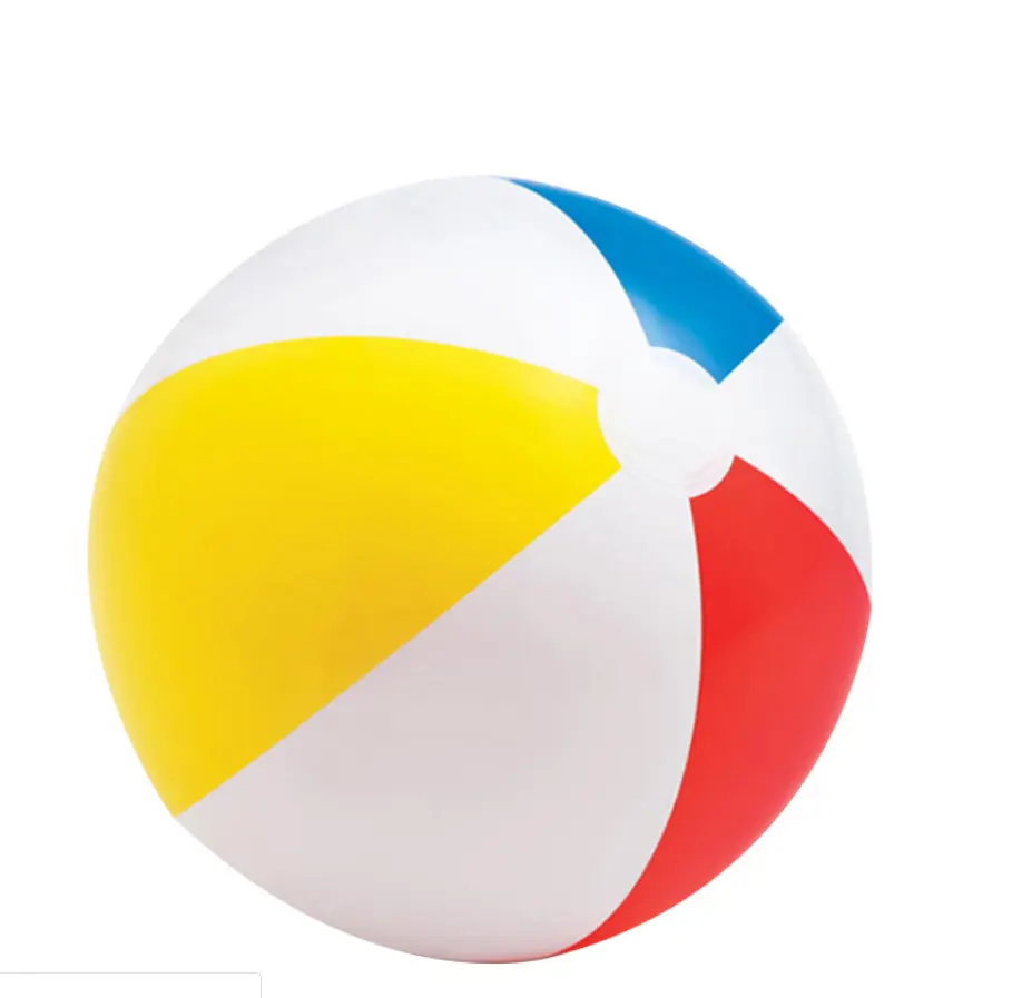 Factory Price Colorful Customized PVC Beach Ball Summer Children Toys Inflatable Beach Ball Logo Manufacturers Custom Beach Ball