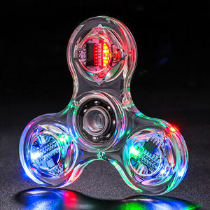 Ma Led Fidget Spinner Fingertip Toys Games For Adults And Children Light Up Decompression Spinner Toy Light Up Spinner