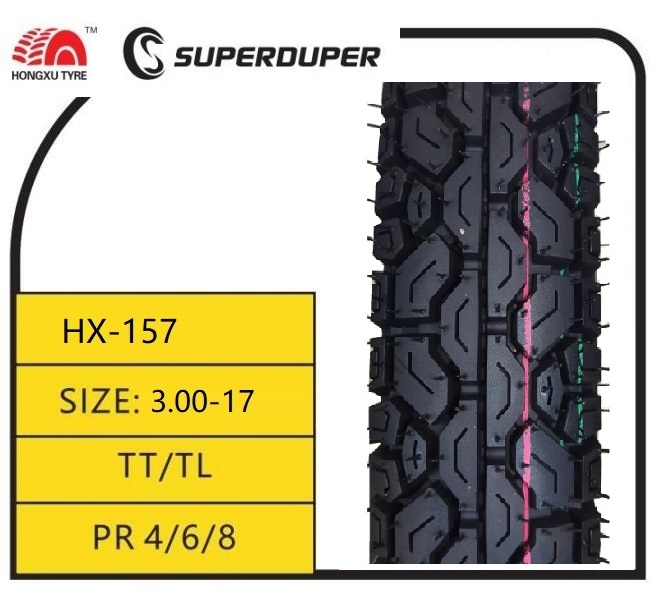 LLANTAS MOTOS MANUFACTURER HX156 HX157 3.00-17 17 INCH TIRES  REPUESTOS DE PENU MOTO ACCESSORIES MOTORCYCLE TIRE