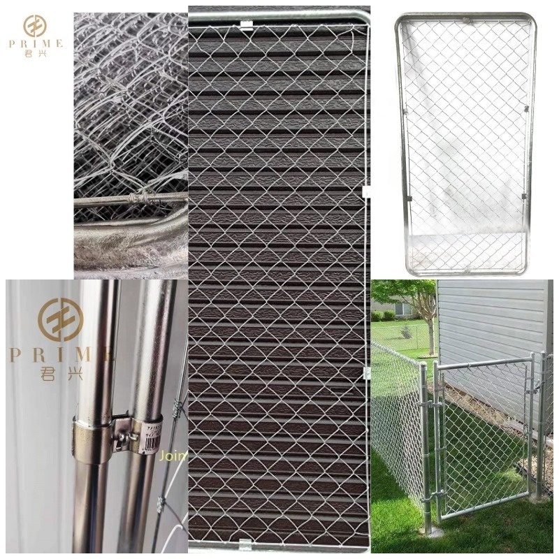 US Fence supply Galvanized Steel Chain Link Fence Wide Walk Gate