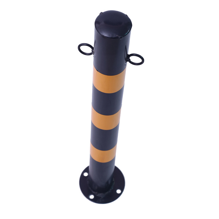 Collapsible car parking bollard traffic warning post parking pillar Metal Parking Space Lock