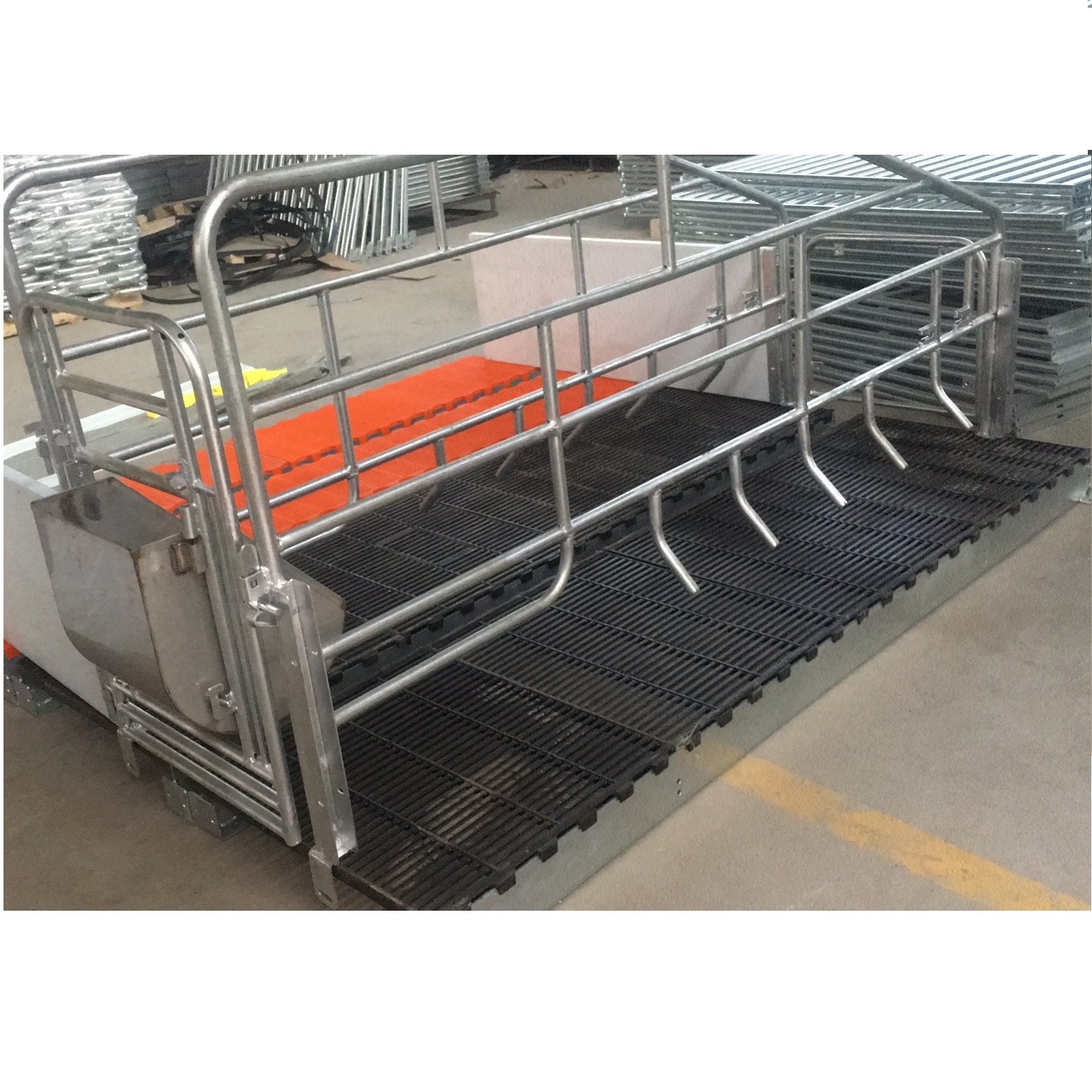 China Qingdao hog farrowing crate for sale  animal & poultry pig husbandry equipment manufacturer sow feeding stall supplier