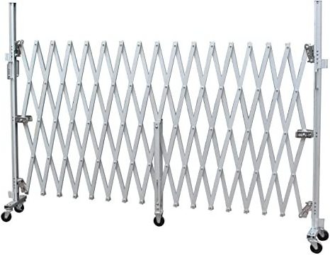 Aluminum retractable sliding Expanding Barrier Gate