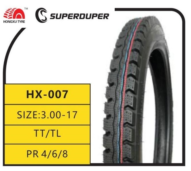 Motorcycle tire manufacturer HX007 300-17 300-18 rib pattern City motorcycle scrambling motorcycles