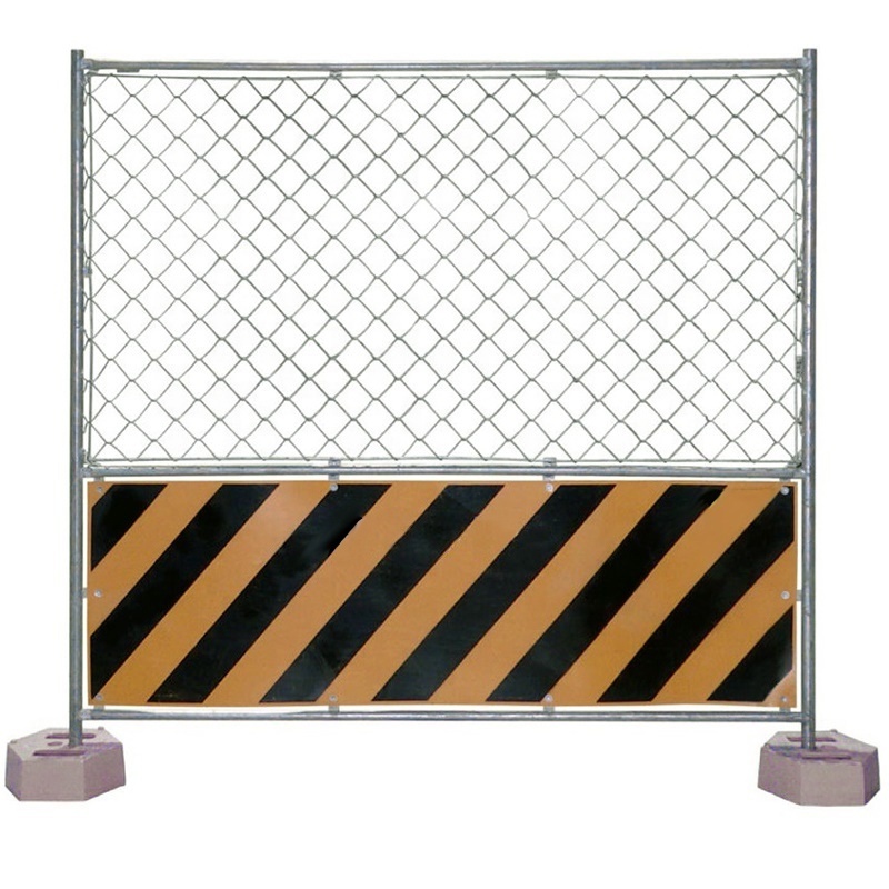 Widely Used Pre-galvanized Customized Temporary Fencing With Base Temporary Metal Fence Panels