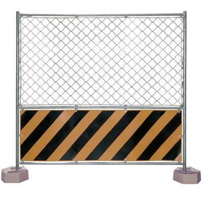 Widely Used Pre-galvanized Customized Temporary Fencing With Base Temporary Metal Fence Panels