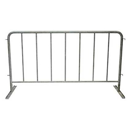 Portable crowd control barrier galvanized metal barrier/Powder coating crowd control pedestrian barrier