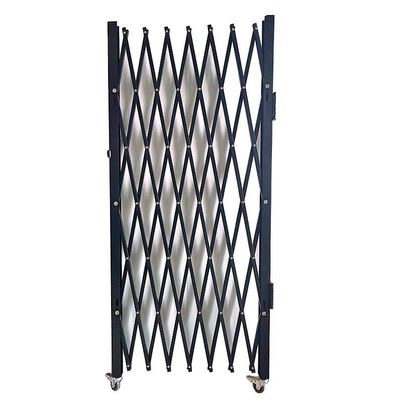 Extending retractable folding iron aluminum garden gate yard door security doors 5FT 6FT foldable fence