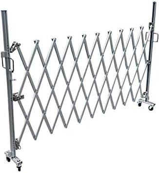 Aluminum retractable sliding Expanding Barrier Gate