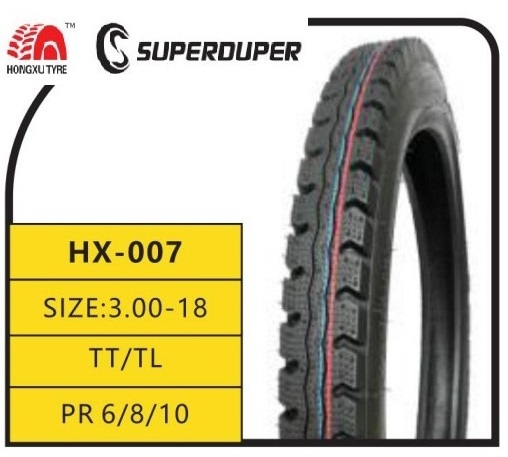 Motorcycle tire manufacturer HX007 300-17 300-18 rib pattern City motorcycle scrambling motorcycles