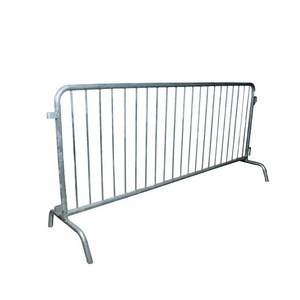 Portable crowd control barrier galvanized metal barrier/Powder coating crowd control pedestrian barrier