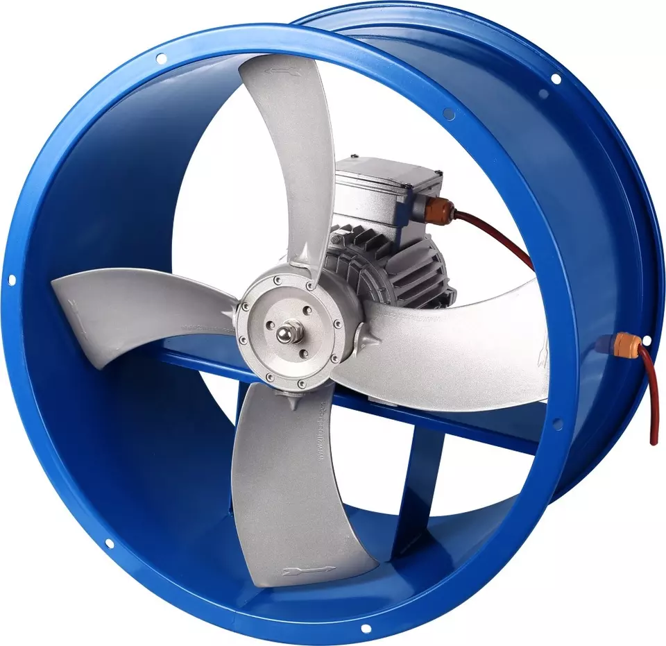 200-2000 mm large CFM ventilation timber drying kiln axial fan for chiller