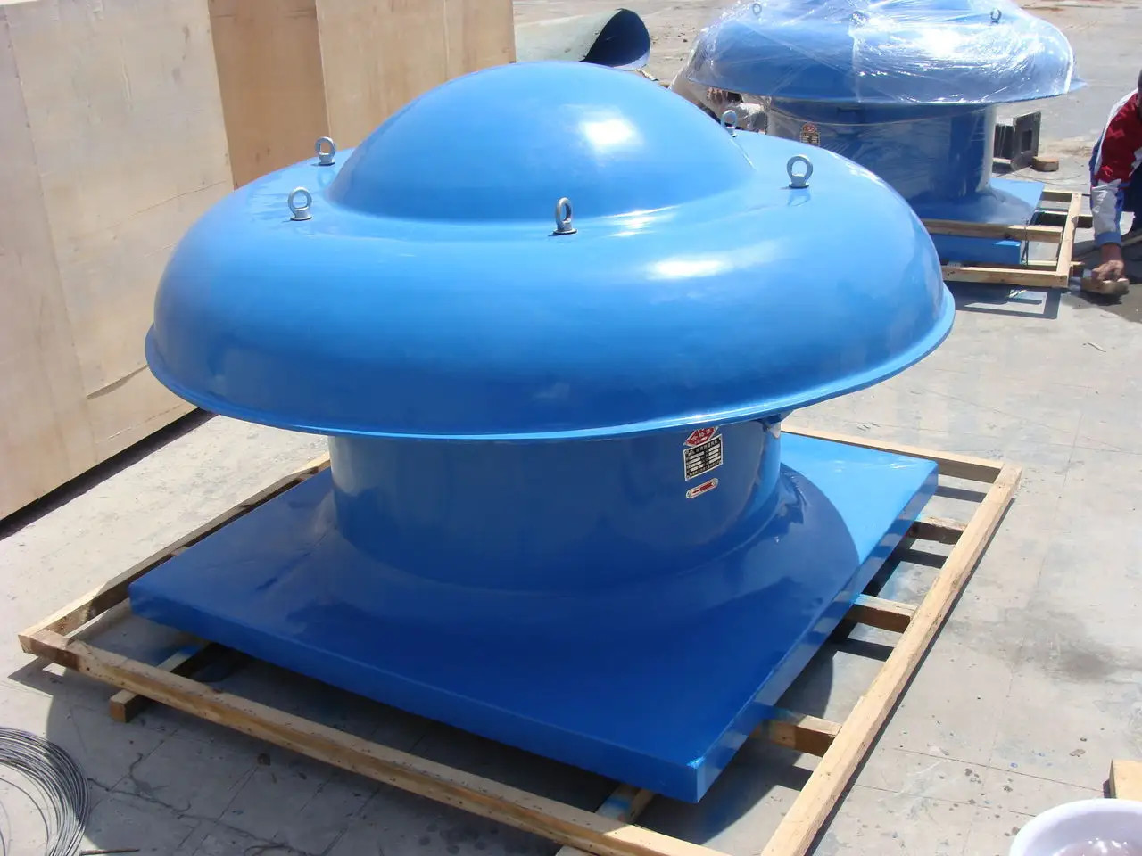 Manufacturer Supplier Industrial axial flow roof top air extractor fan mushroom exhaust fan roof air vent fan