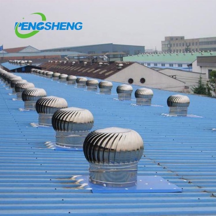 Industrial wind turbo roof top ventilation fans NO power roof ventilation fan for workshop factory