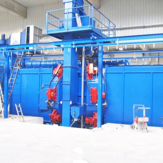 Lpg Gas Cylinder Hanging Chain Type Shot Blating Machine/Overhead Conveyor Shot Blasting System