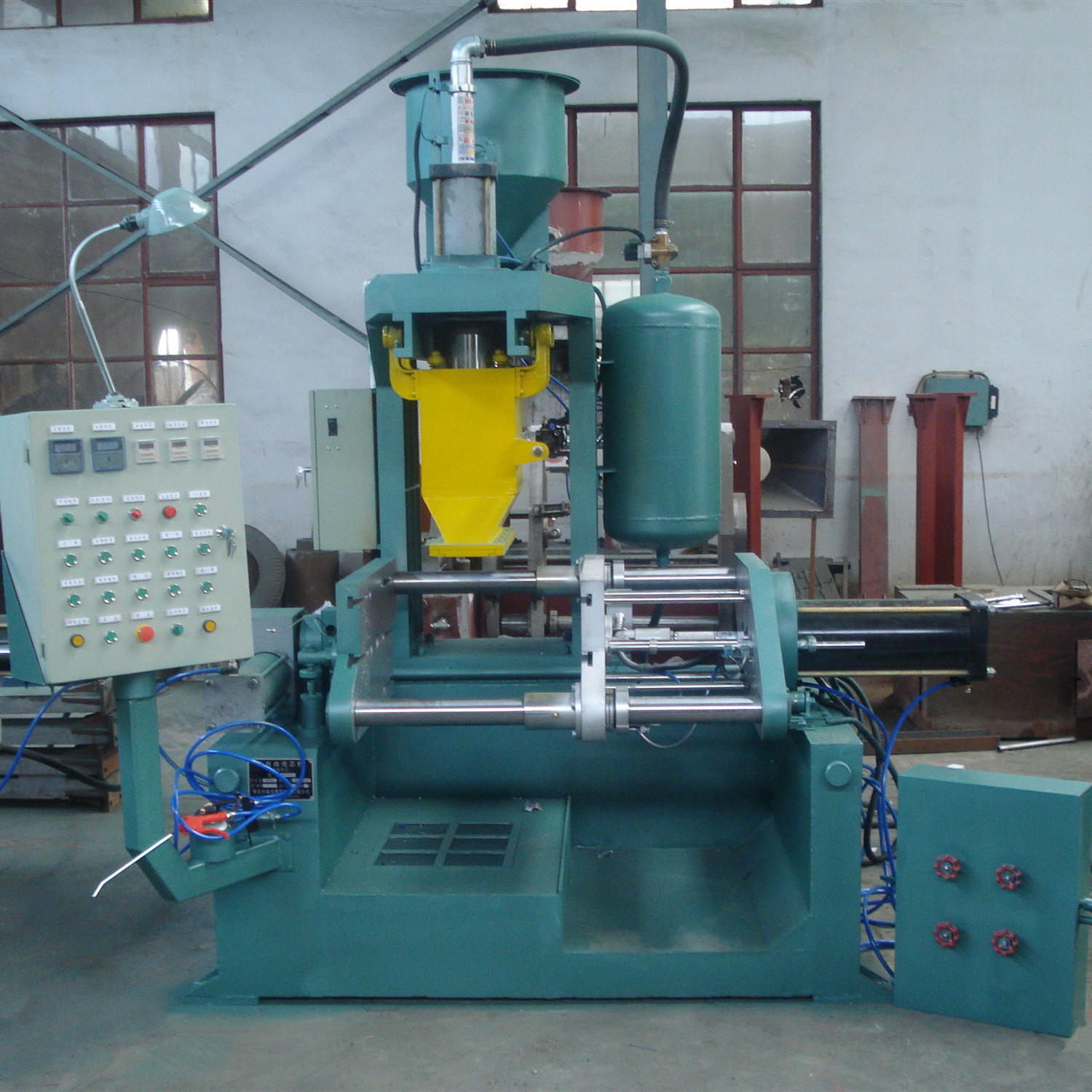 Full automatic double molding vertically sand shooter core shooting machine