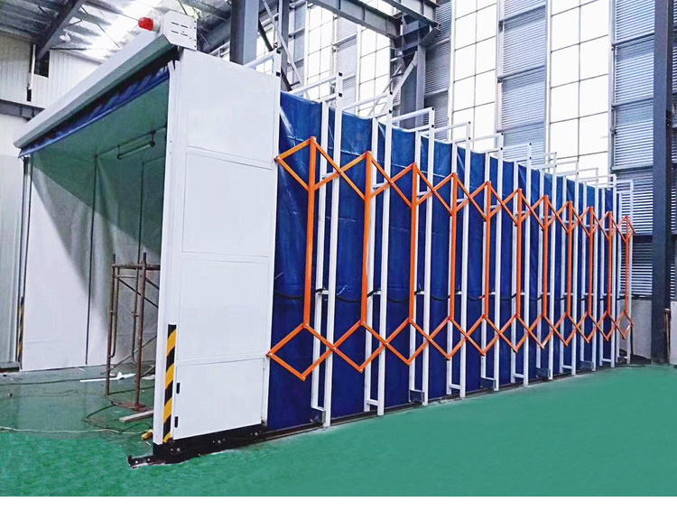 Customizable Retractable Mobile Paint Spray Booth