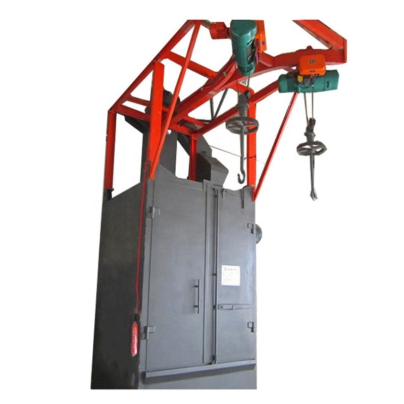 High efficiency hook type shot blasting machine/sand blasting machine/wheel blasting machine