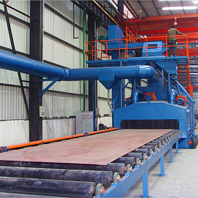 Factory direct sales steel beam shot blasting machine